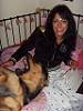 Mon aînée avec Slyd son chien, son bébé