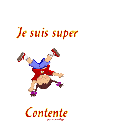 je suis contante