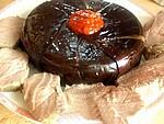 Gâteau d'aubergines à l'agneau