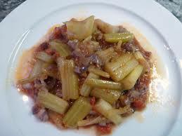 Gratin de côtes de céleri en Bolognaise